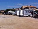 motorhome aire at leucate plage