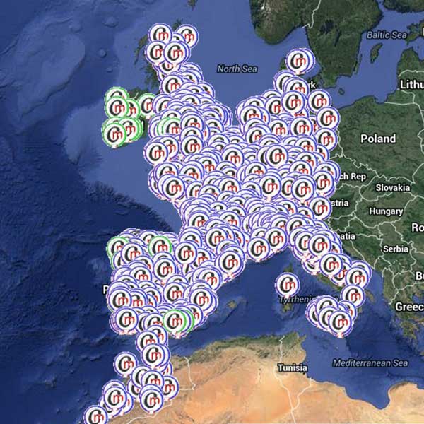 European Stopover Locations