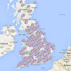 UK Pub Stopover Locations