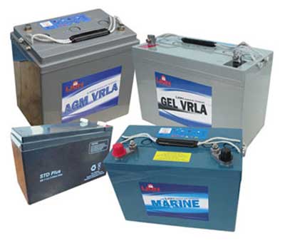 AGM Batteries (example photo)