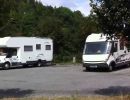 motorhome aire at arreau in the