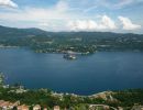 lake orta from the other side of the lake
