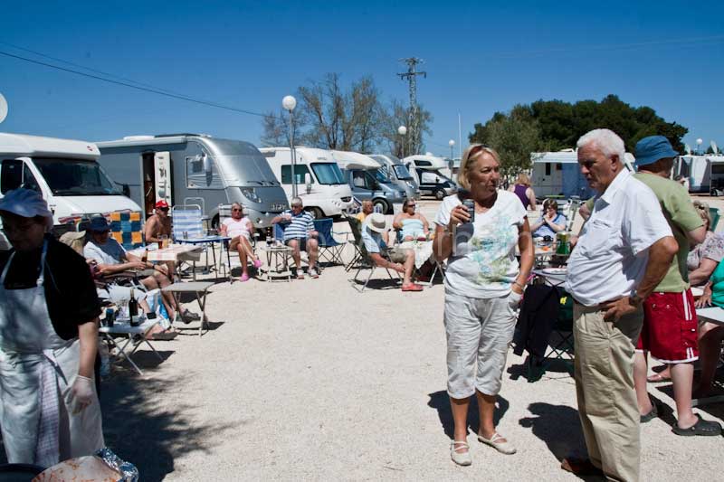 Motorhome meet in Spain